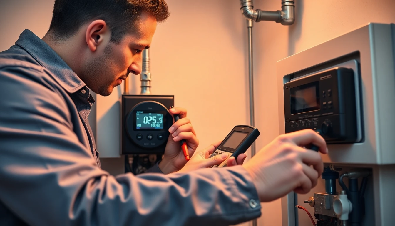 Heating system repair